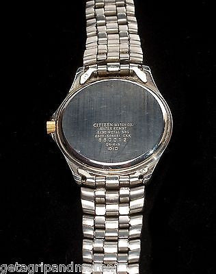 CITIZEN QUARTZ Stainless Steel Two-Tone Watch GN4S10 5500 K06461 - Water Resistant, Elegant Design for Business & Casual Wear
