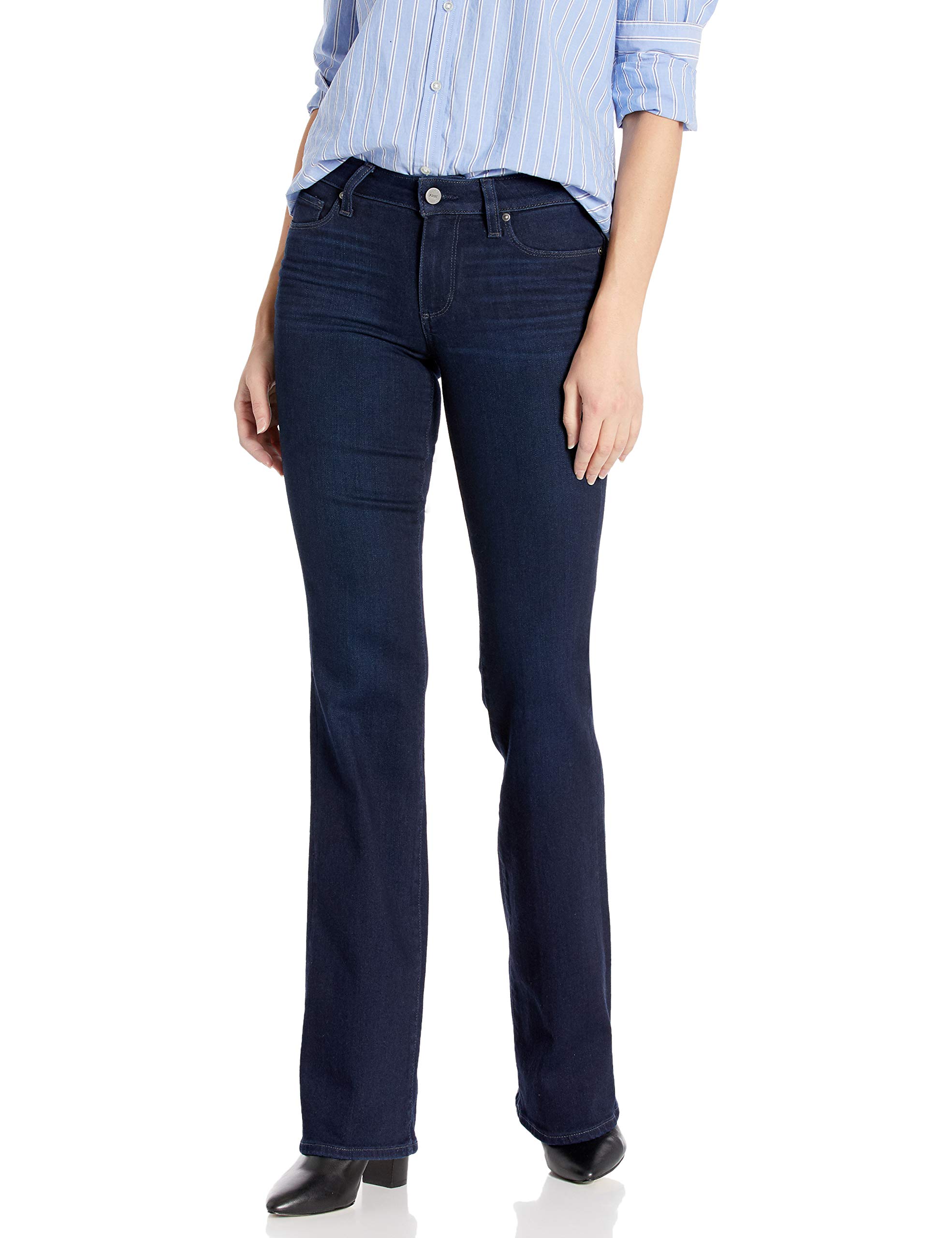 PAIGE Women's Skyline Bootcut Jeans - High Waist Stretch Denim Pants for Casual & Work Outfits | Perfect for Office, Date Night & Weekend Wear