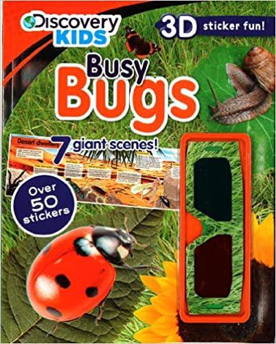 Busy Bugs Discovery 3D Stickers - Fun Educational Insect Toys for Kids - Perfect for Classroom Learning & Home Play Activities