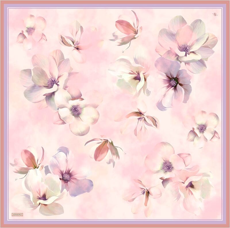 Armine Amélie Whisper Silk Scarf #54 - Luxury Womens Fashion Accessory for Office, Travel & Special Occasions