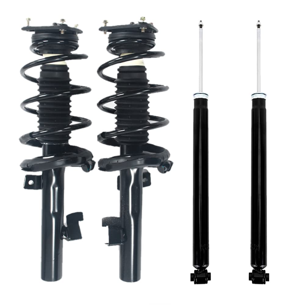 TRIL GEAR Front Struts & Rear Shocks Absorber Set - Replacement for 2004-2009 BMW 3 Series & 2006-2010 BMW 5 Series (Part #172263, 172264, 5607) - Smooth Ride & Enhanced Handling for City Commuting & Highway Driving