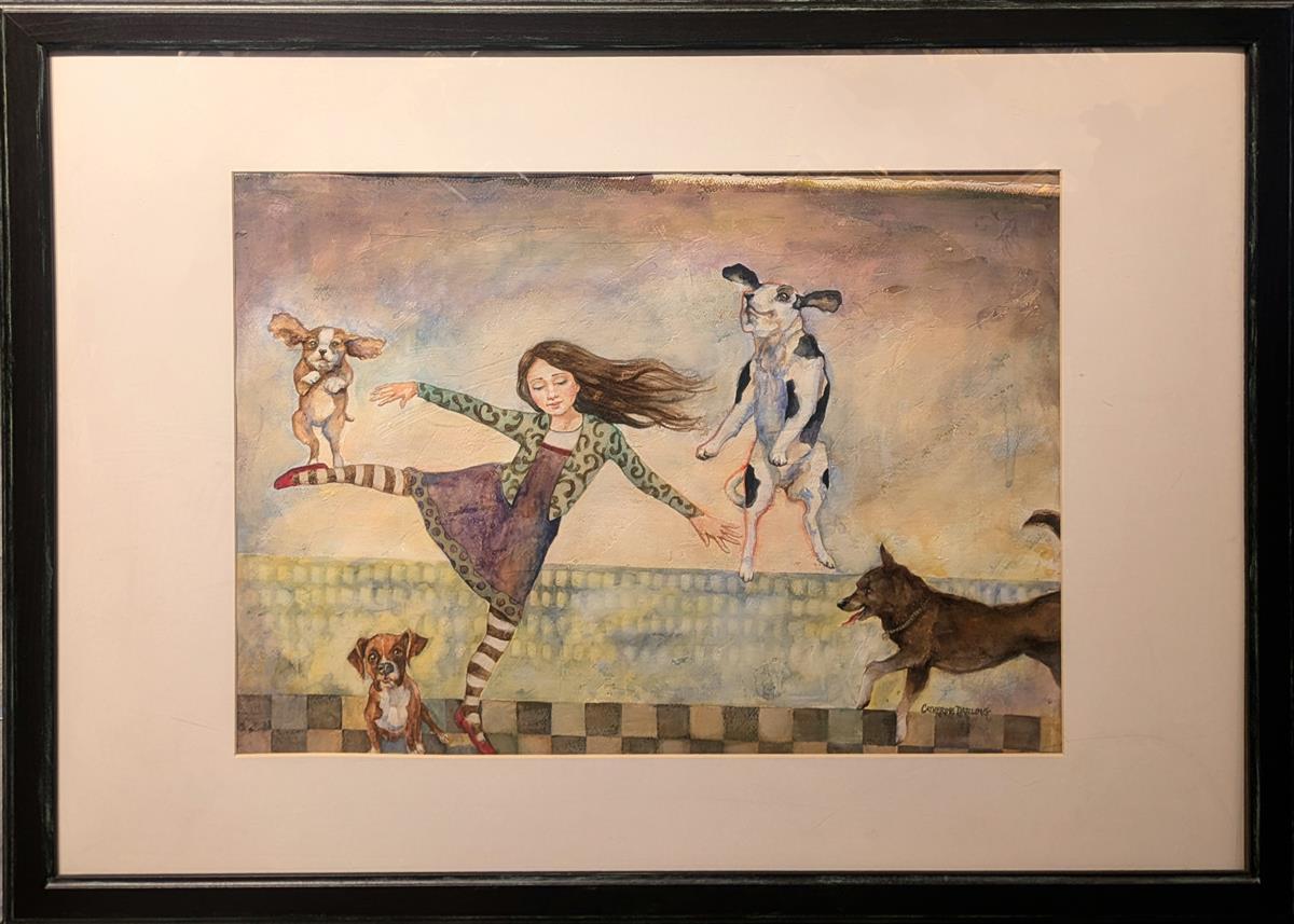 ADoggio Original Artwork - Handmade Canvas Paintings for Home Decor, Office & Gifts | Unique Wall Art for Living Room, Bedroom & Wedding Presents