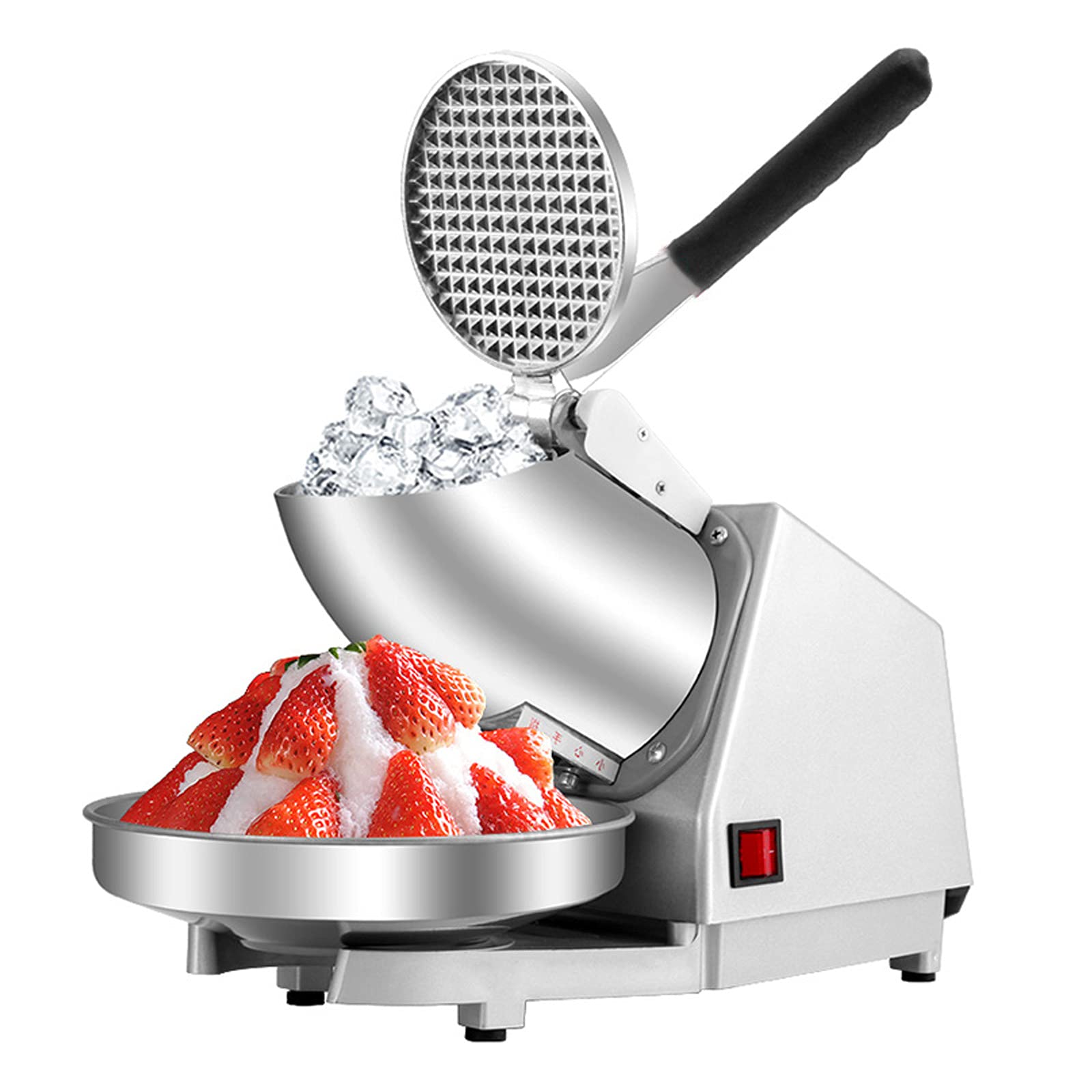 Electric Ice Shaver Machine 380W - High Efficiency Ice Crusher for Snow Cones, Slushies & Cocktails - Perfect for Home, Parties & Commercial Use