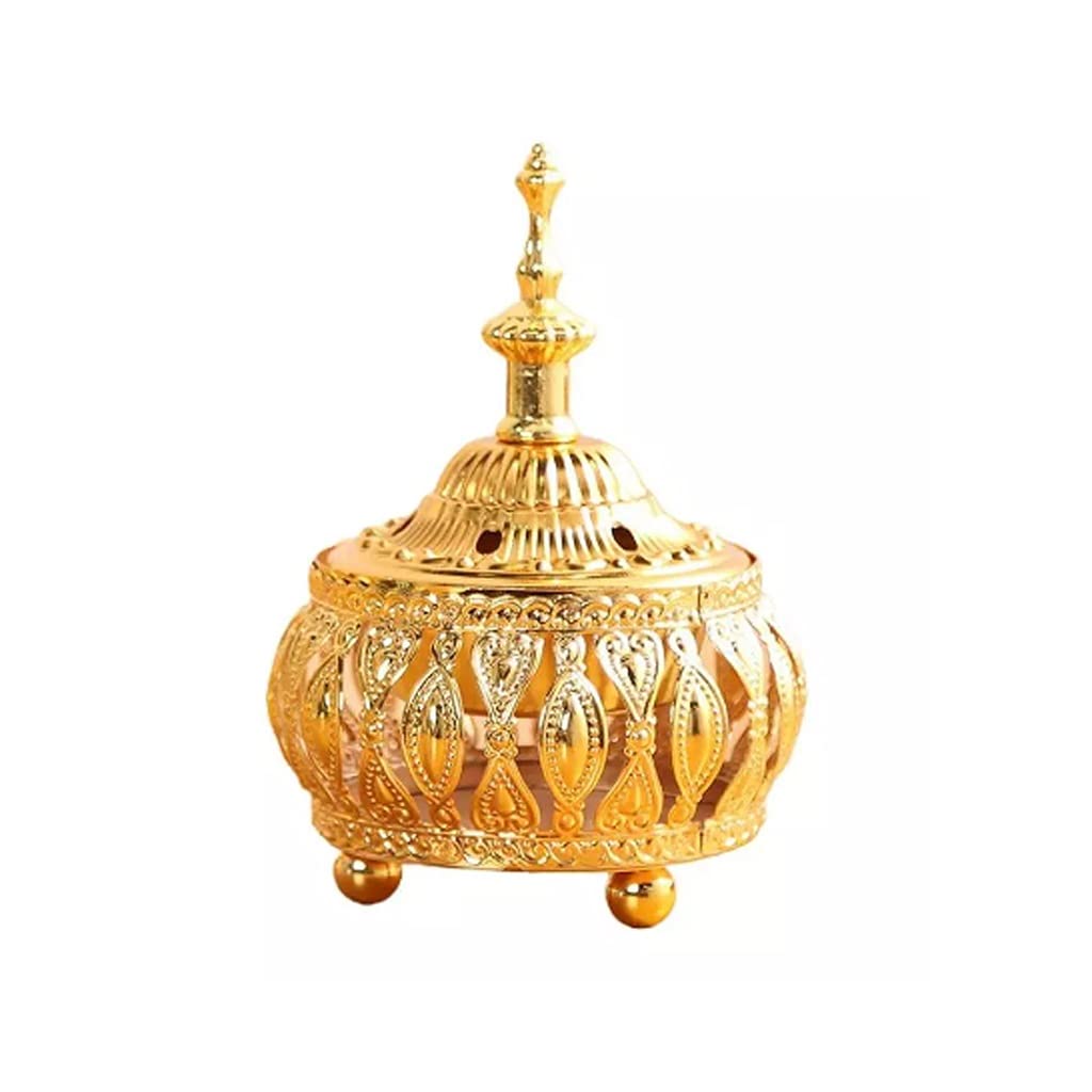 MGWYE Elegant Middle Eastern European Style Incense Burner - Home Decor Ornament for Living Room, Bedroom & Meditation (Style 3, Handcrafted Ceramic)