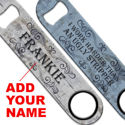Personalized Speed Bottle Opener with Name - Durable Metal Bar Tool for Beer, Soda & Bottles - Perfect for Parties, Bars, and Home Use