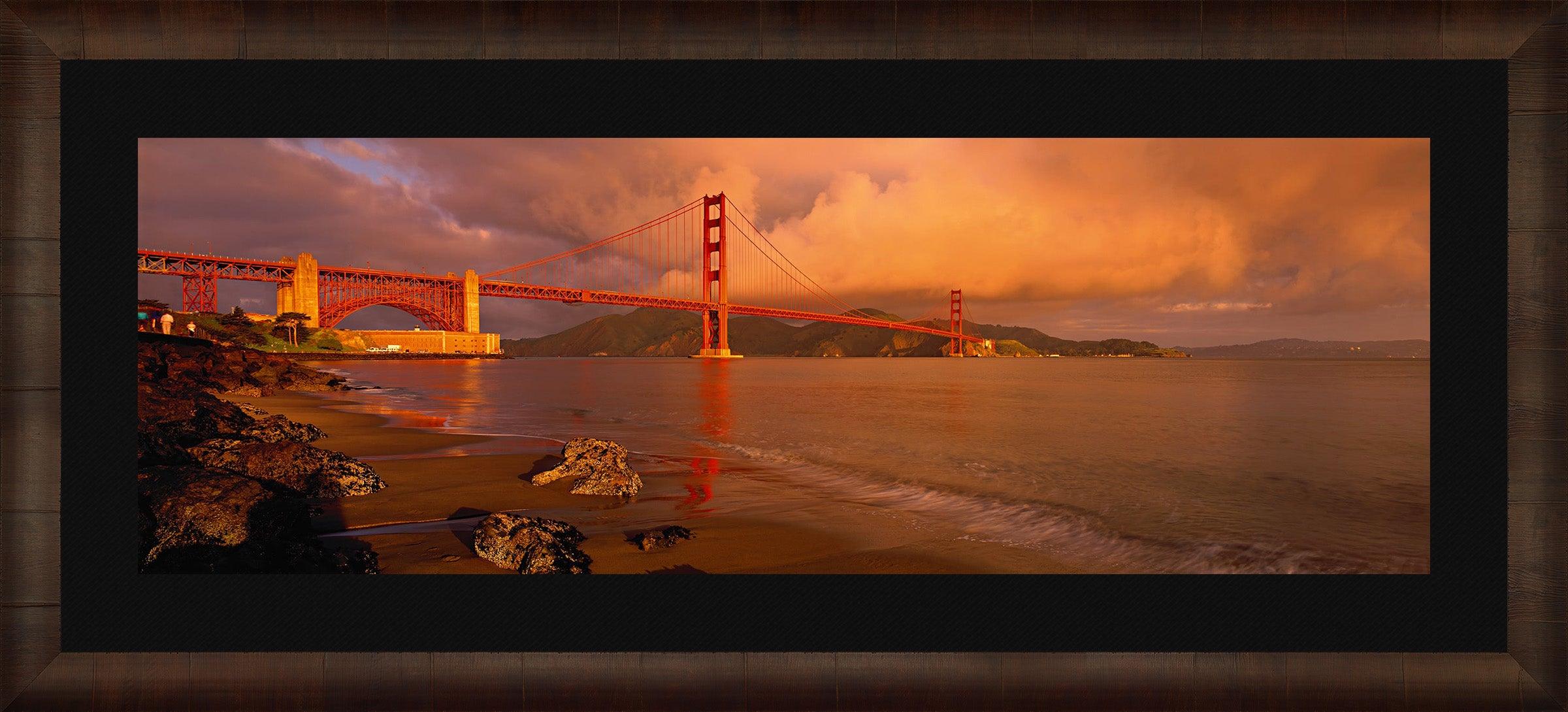 Golden Twilight - Elegant & Stylish Home Decor for Living Room, Bedroom, or Office - Perfect for Creating a Cozy & Luxurious Ambiance