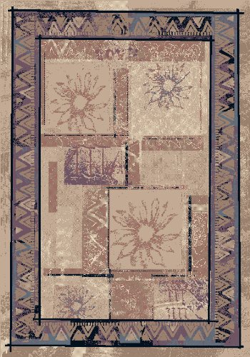 Premium Rose Sandstone Rug - Soft & Durable Oval 3'10