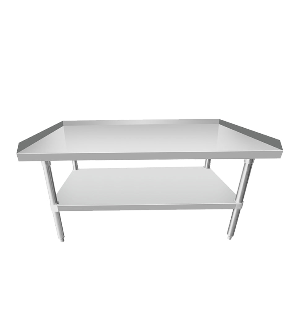 Atosa ATSE 3048 Commercial Grade 30x48 Stainless Steel Equipment Stand - Heavy Duty Kitchen Prep Table for Restaurants, Food Trucks & Catering Businesses