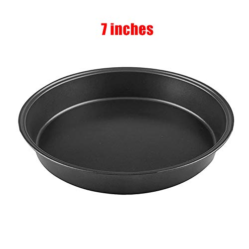 Non-Stick Pizza Pan Set (6/7/8/9 Inch) - Oven Safe Baking Tray for Pizza, Cake, Cookies | Perfect for Home Kitchen, Restaurant & Party Baking | Dishwasher Safe & Durable Bakeware
