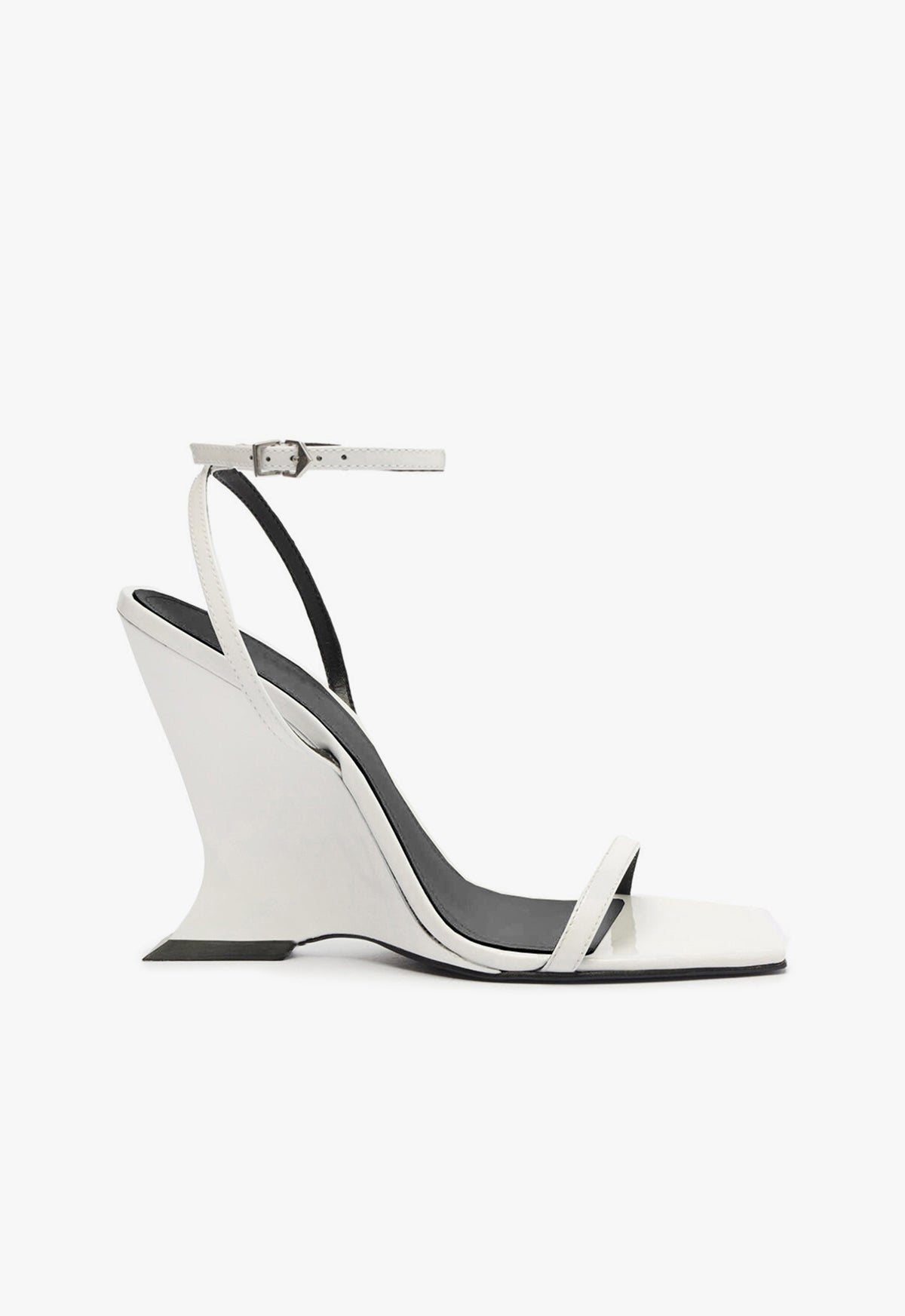 Siena Women's Patent Leather Sandals with High Heel - Fashionable Dress Shoes for Parties, Weddings & Evening Events