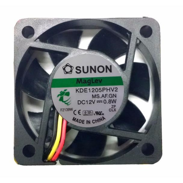 Sunon 50x50x15mm Medium Speed 12V DC Cooling Fan KDE1205PHV2 - Perfect for PC Cooling, Electronics Enclosures & DIY Projects