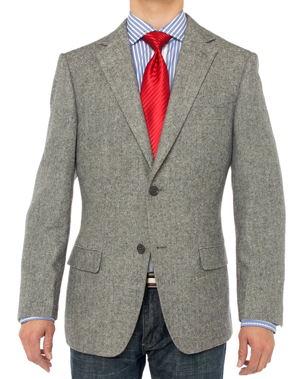 Luciano Natazzi Men's 2 Button Luxe Camel Hair Suit Jacket Sport Coat Blazer - Premium Business Attire for Office, Weddings & Formal Events