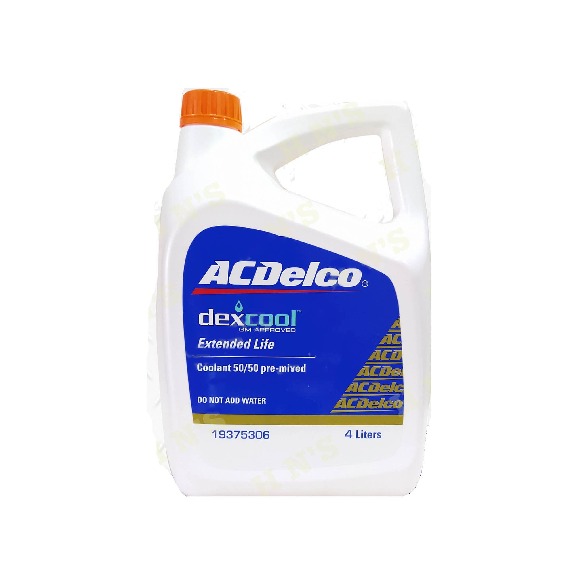 ACDelco Dex Cool Pre-Mixed Antifreeze Coolant 4 Liters (1 Gallon) - Ready-to-Use for GM Vehicles - Perfect for Engine Cooling & Winter Protection