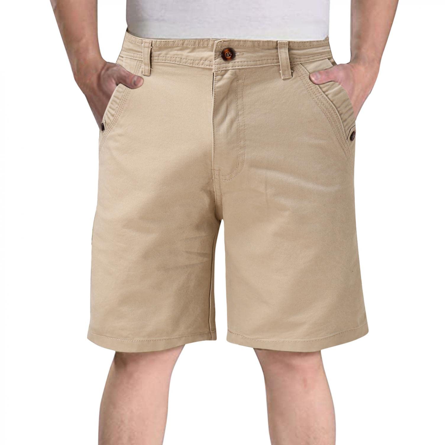 Men's Lightweight Stretch Cargo Shorts - Outdoor Hiking, Travel, Fishing & Golf Tactical Shorts for Active Lifestyles | Quick-Dry & Comfortable