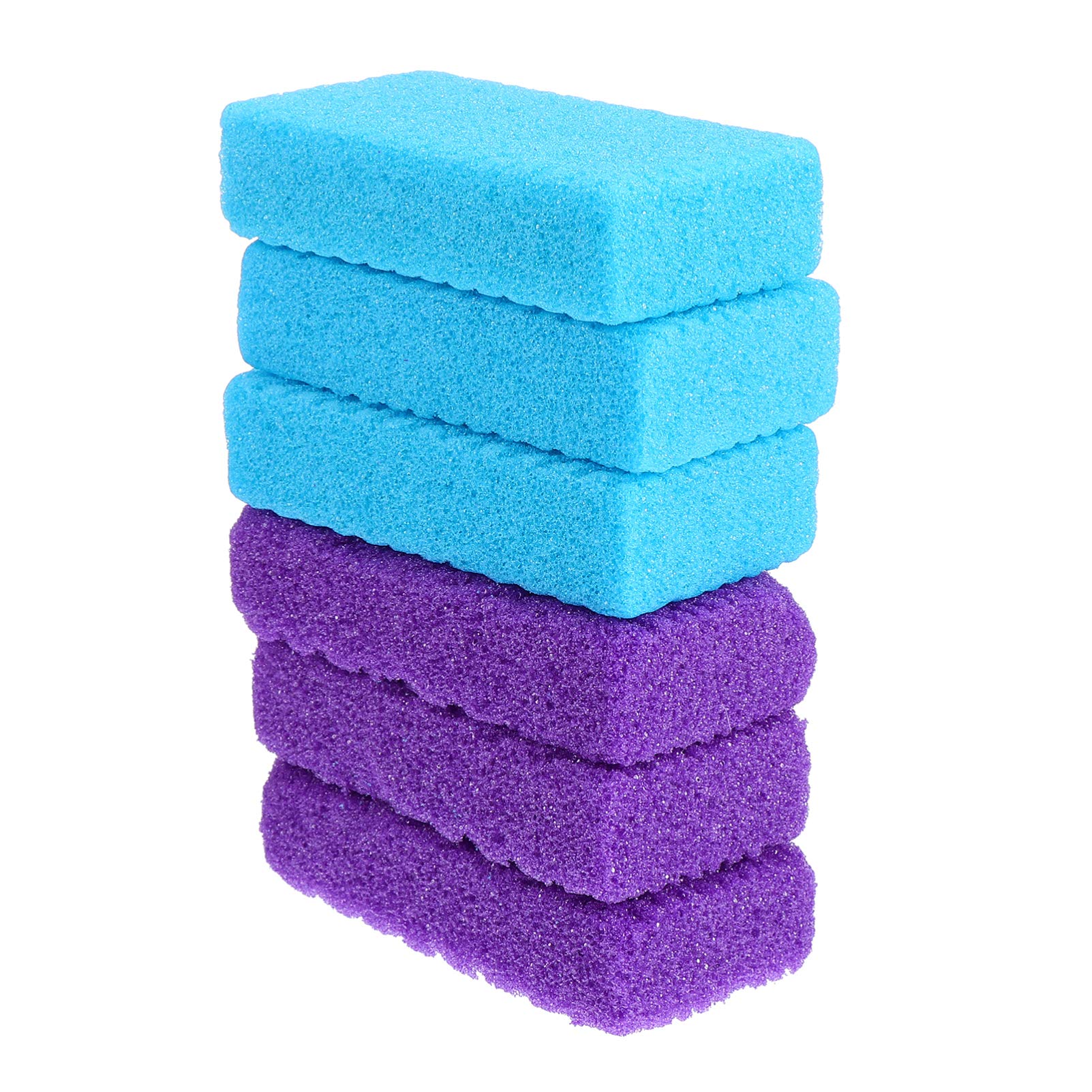 Beavorty 6-Pack Volcanic Rock Foot File & Pumice Stone - Exfoliating Foot Scrubber for Dead Skin Removal - Pedicure & Callus Remover Tool Kit - Perfect for Home Spa, Foot Massage & DIY Pedicure Care