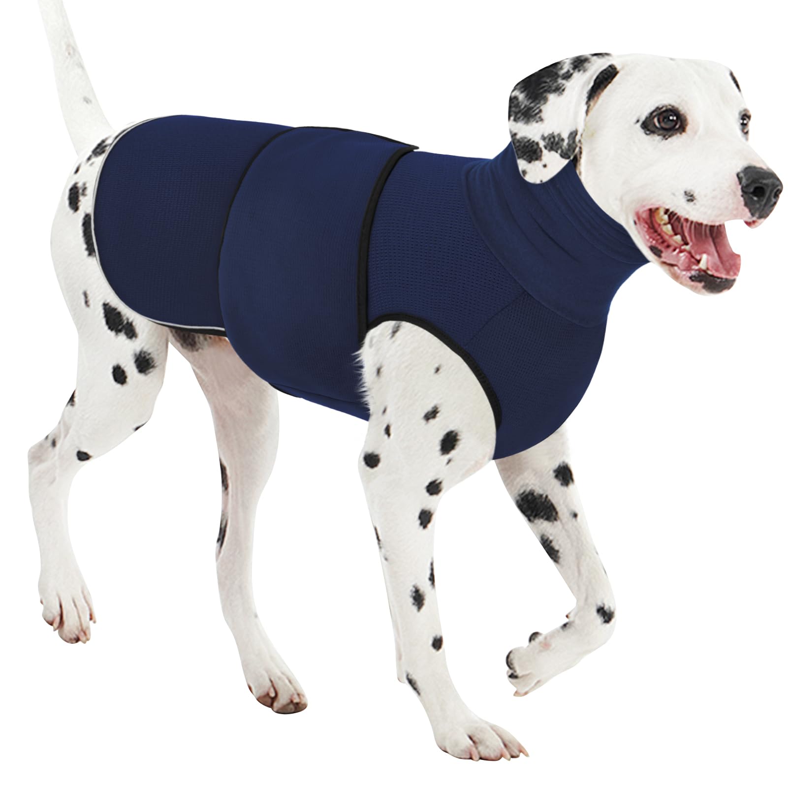 AOFITEE Dog Anxiety Vest - X Large Calming Jacket for Thunder, Fireworks & Travel | Breathable Anti-Anxiety Shirt with Collar for Small, Medium, Large Dogs | Perfect for Storms, Vet Visits & Separation Anxiety Relief