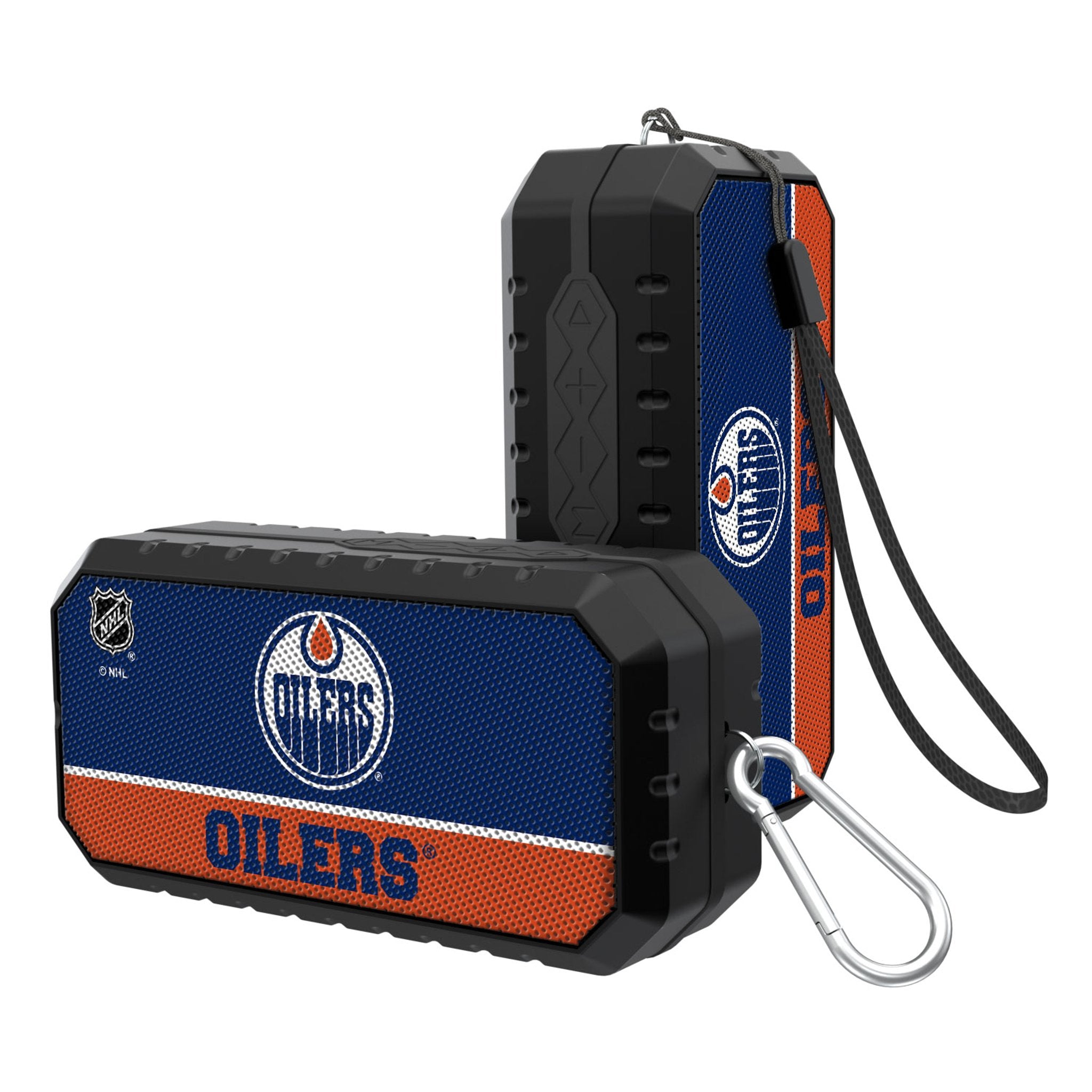 Edmonton Oilers Bluetooth Speaker - Portable Wireless Speaker with HD Sound, 12H Playtime, IPX5 Waterproof - Perfect for Tailgating, Camping & Home Parties