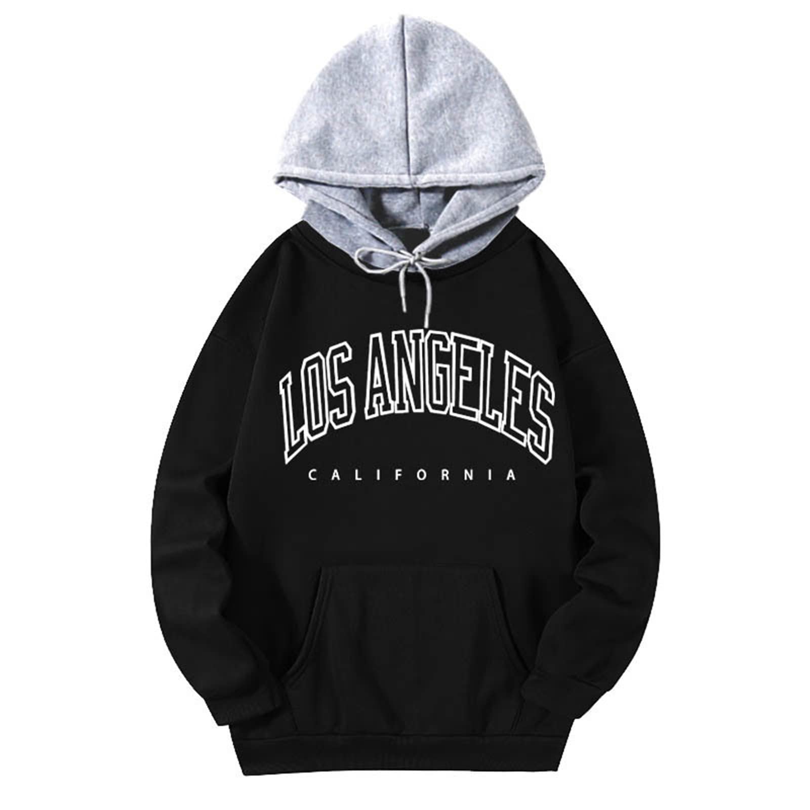Women's Graphic Hoodies Winter Casual Long Sleeve Pullover with Pocket - Cozy Printed Sweatshirt for Everyday Wear, Street Style & Outdoor Activities