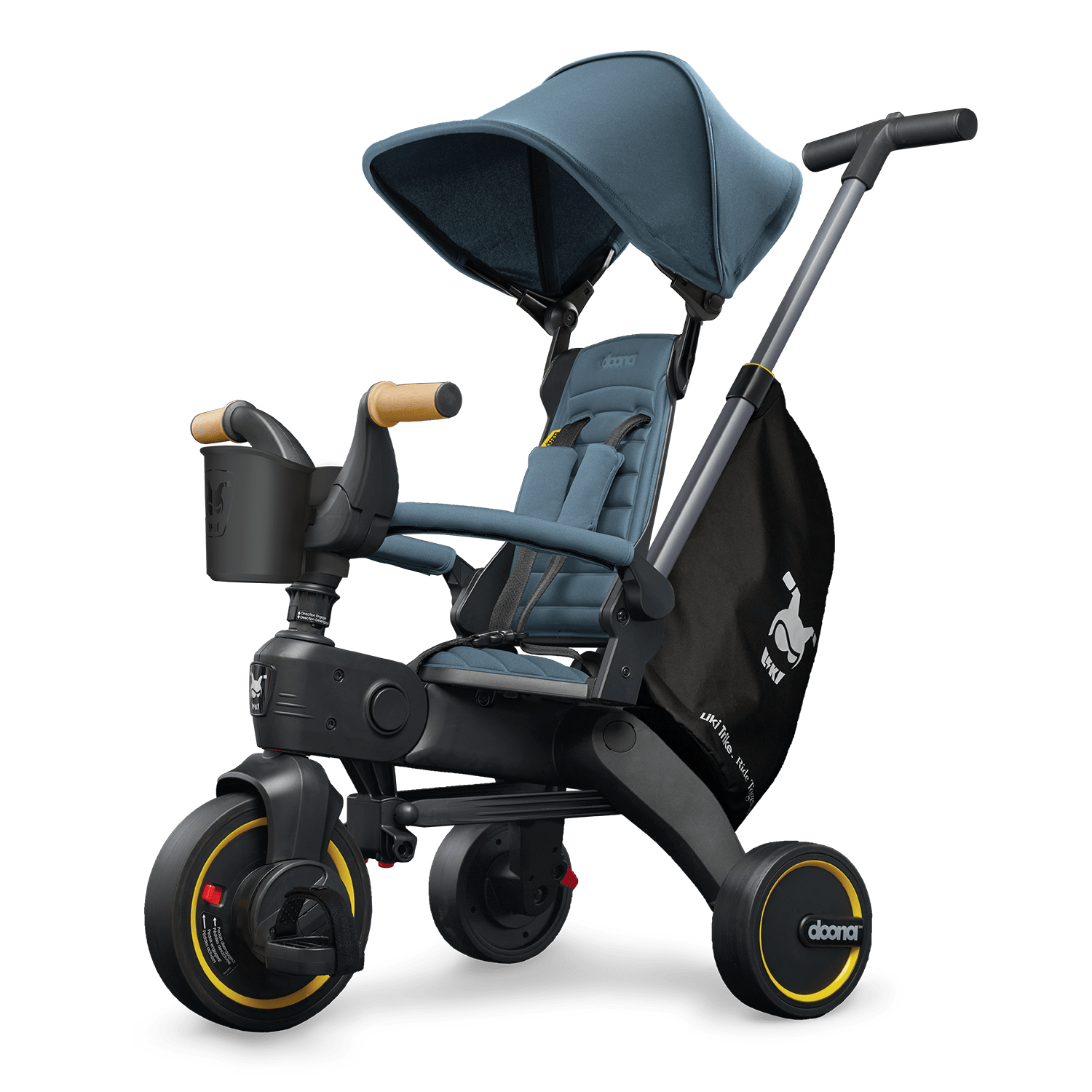 Doona Liki Trike S5 - Lightweight Foldable Baby Stroller & Toddler Tricycle for Ages 1-3 | Perfect for Outdoor Walks, Park Visits & Travel | Compact Design for Easy Storage & Transport