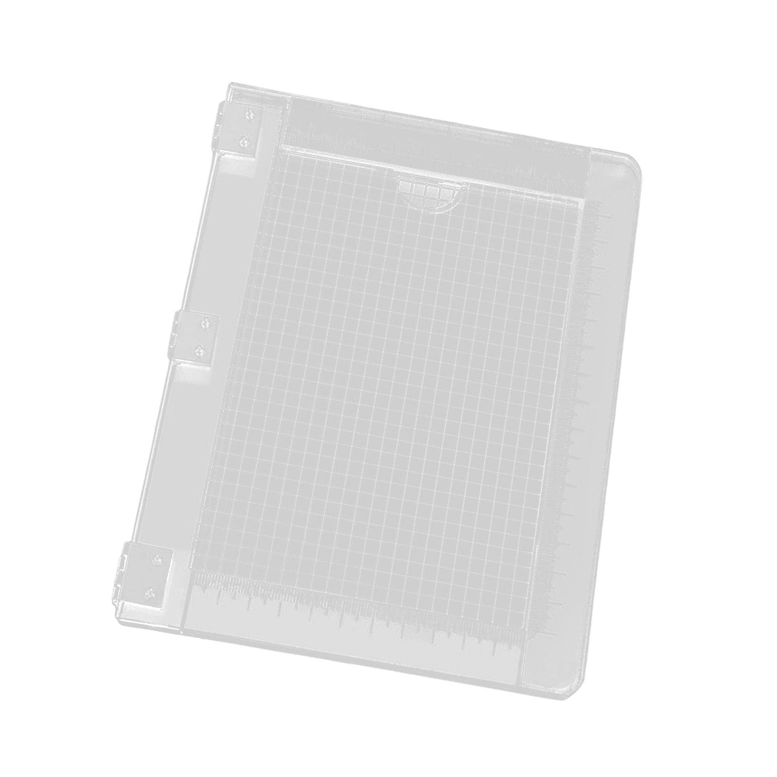 Acrylic Stamp Platform with Grid Lines - Precise Positioning Tool for Card Making, Scrapbooking & Paper Crafts - Perfect for DIY Greeting Cards, Invitations & Handmade Projects