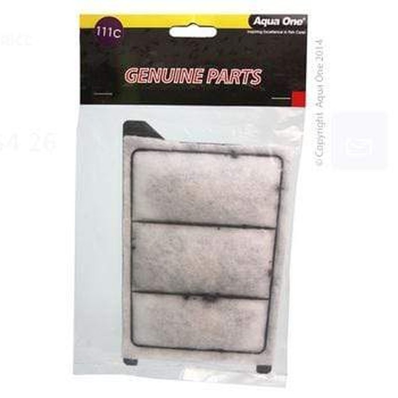 Aqua One Carbon Cartridge 1pk 111c NanoSkim 90 25111c - Premium Aquarium Filter Replacement for Nano Tanks - Perfect for Small Fish Tanks, Shrimp Tanks & Betta Fish Habitats