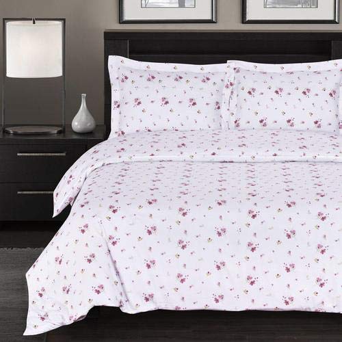 Premium Luxury Duvet Cover Set - 100% Cotton Zahra Collection Full/Queen Size Bedding - Perfect for Master Bedroom, Guest Room & Hotel Decor