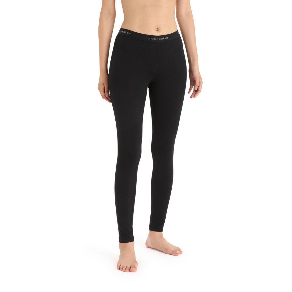 Icebreaker Women's Merino 200 Oasis Thermal Leggings - Soft Wool Base Layer for Hiking, Yoga & Winter Activities | Warm & Breathable Merino Wool Pants for Outdoor Adventures & Cold Weather