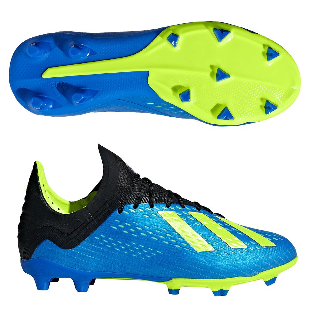 Adidas Junior X 18.1 FG Soccer Cleats for Kids - Lightweight Football Shoes for Youth Players - Perfect for Turf & Grass Fields - Ideal for Training & Matches