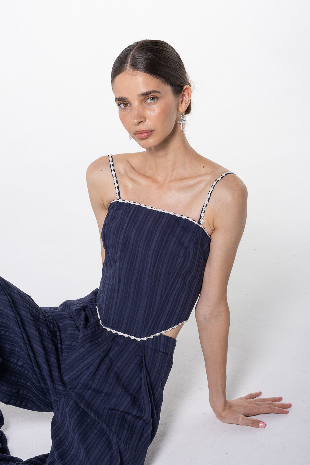 Sabela Corset Top for Women - Sexy Bustier Lace Bodysuit for Date Night & Special Occasions