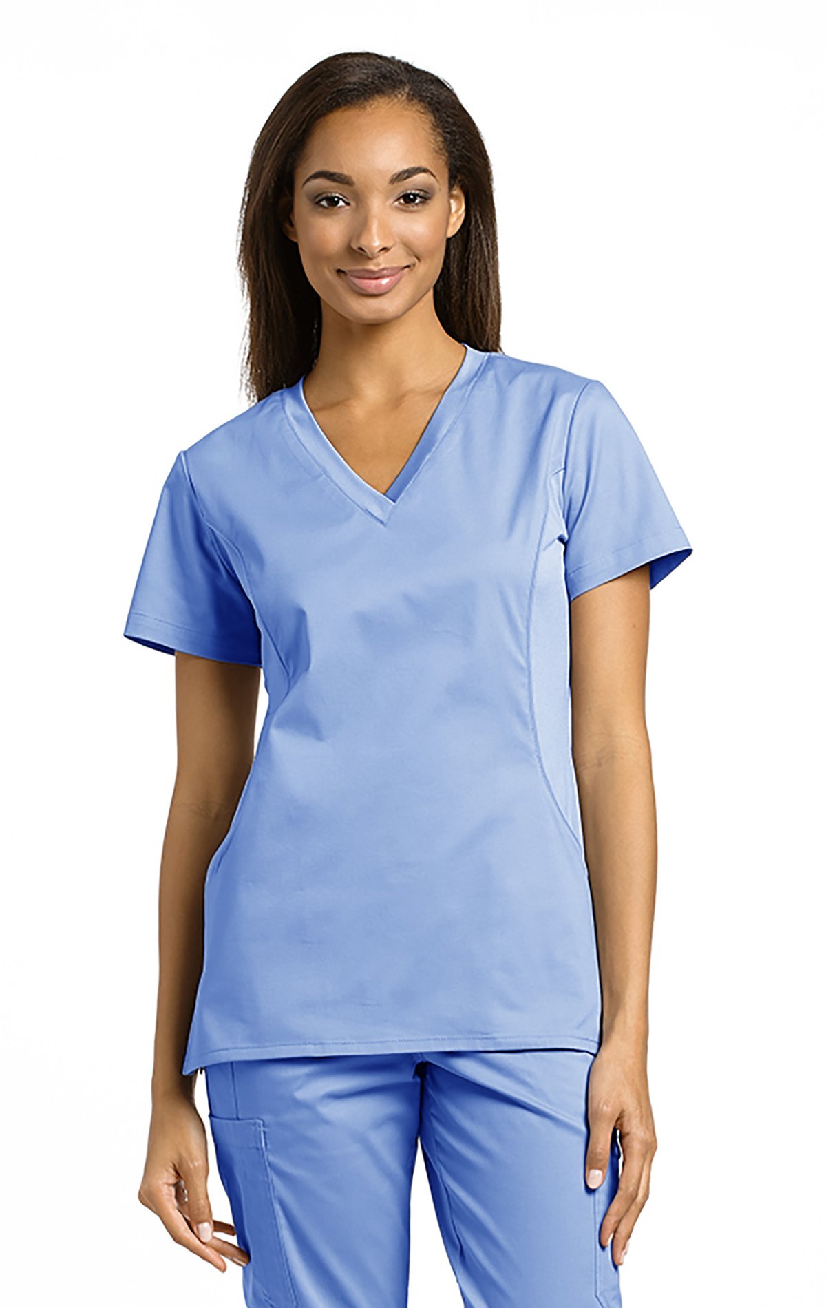 White Cross Allure Women's 722 V-Neck Scrub Top - Comfortable Medical Uniform for Nurses & Healthcare Professionals - Perfect for Hospitals, Clinics & Long Shifts