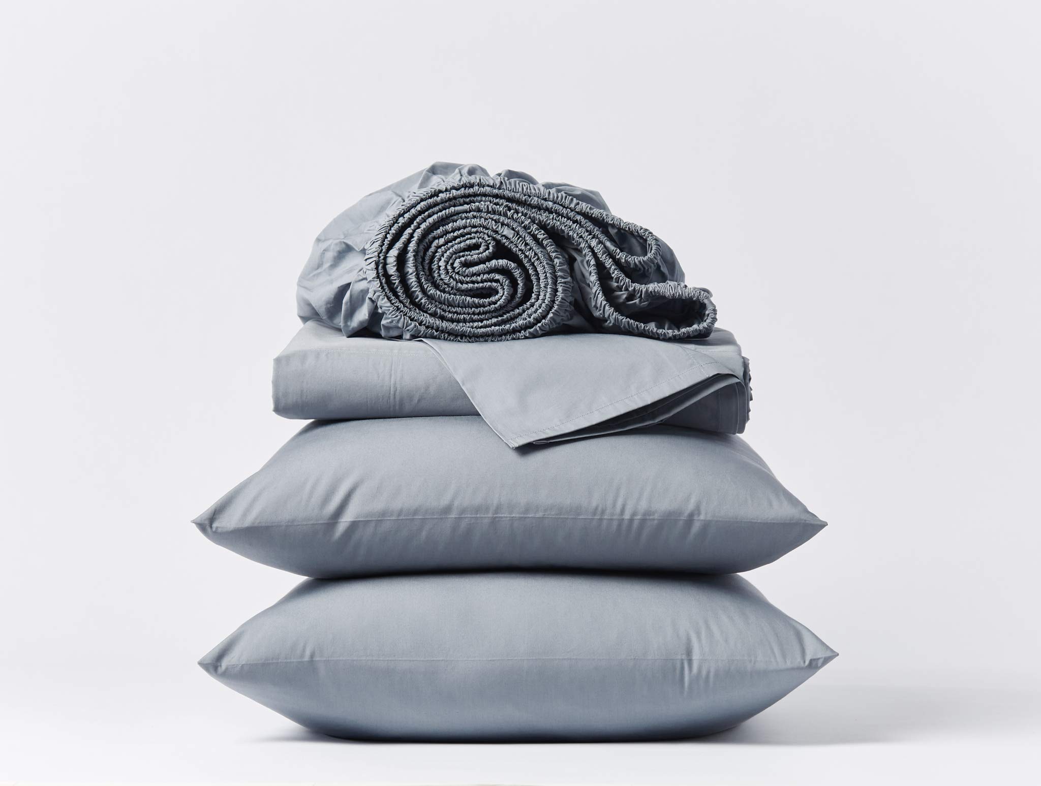 Coyuchi 300 Thread Count 100% Organic Cotton Percale Sheet Set - GOTS Certified - Soft & Breathable Bed Sheets for Comfortable Sleep & Luxury Bedding
