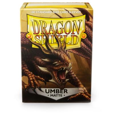 Dragon Shield Umber Matte Sleeves - Premium Matte Finish Trading Card Protectors for MTG, Pokemon & Yu-Gi-Oh - Perfect for Gaming Tournaments & Card Collectors
