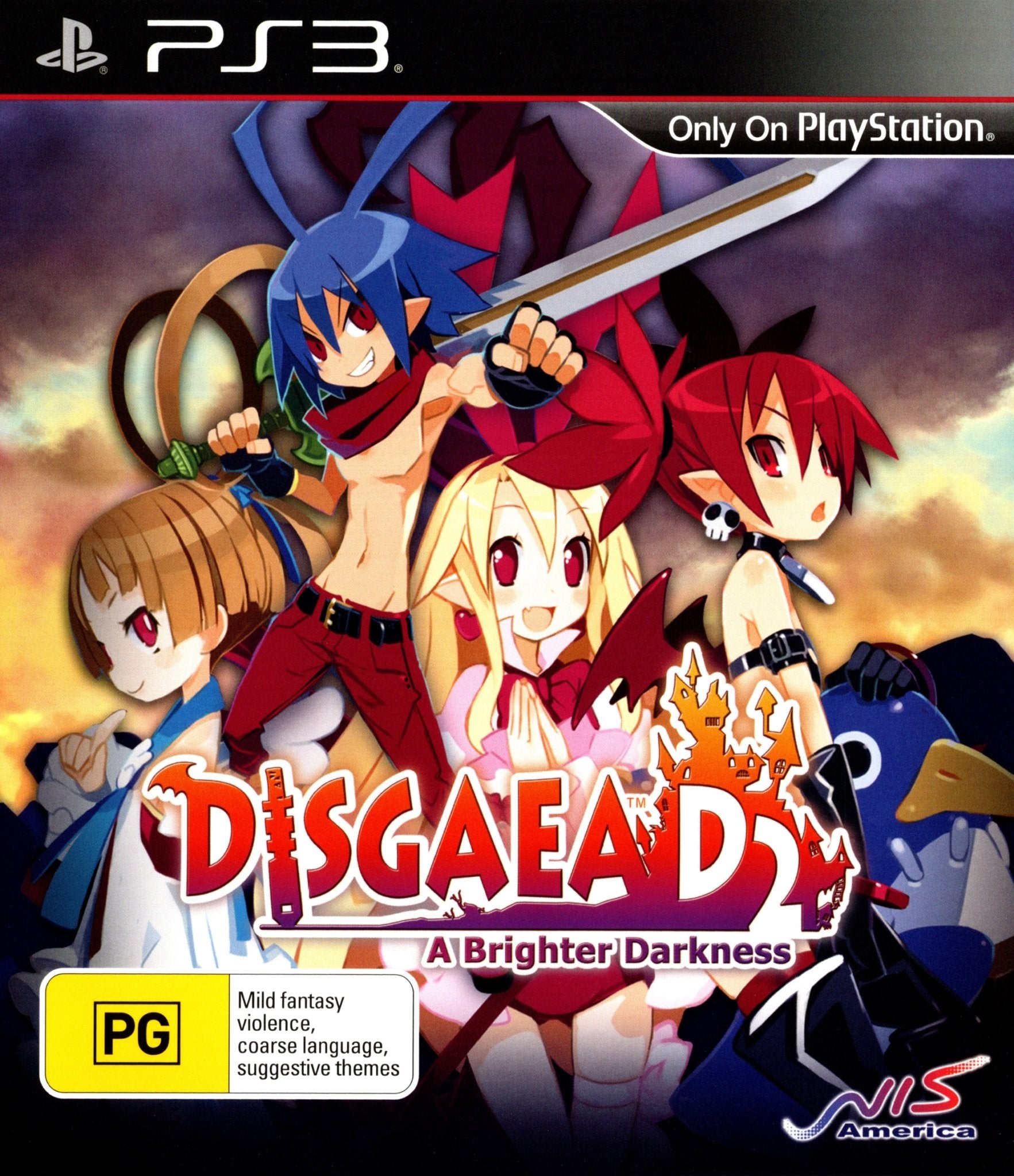 Disgaea D2: A Brighter Darkness - PS3 Game for Playstation 3 (PAL Version) | JRPG Strategy Game for Anime Fans & Hardcore Gamers | Perfect for Long Gaming Sessions & Collectors