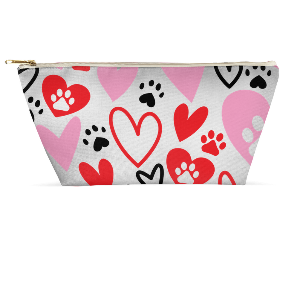 Paw Heart Pet Accessory Pouches for Dogs & Cats - Cute & Stylish Pet Treat Bags for Walking, Travel & Outdoor Adventures