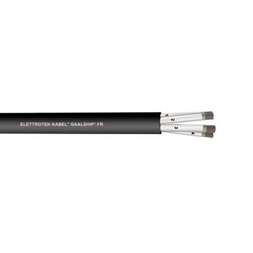 1 AWG 4 Conductor Stranded Tinned Copper Marine Cable - 0.6/1KV Halogen Free Unshielded Offshore Boat Wire for Marine, Shipbuilding & Offshore Oil Rig Applications