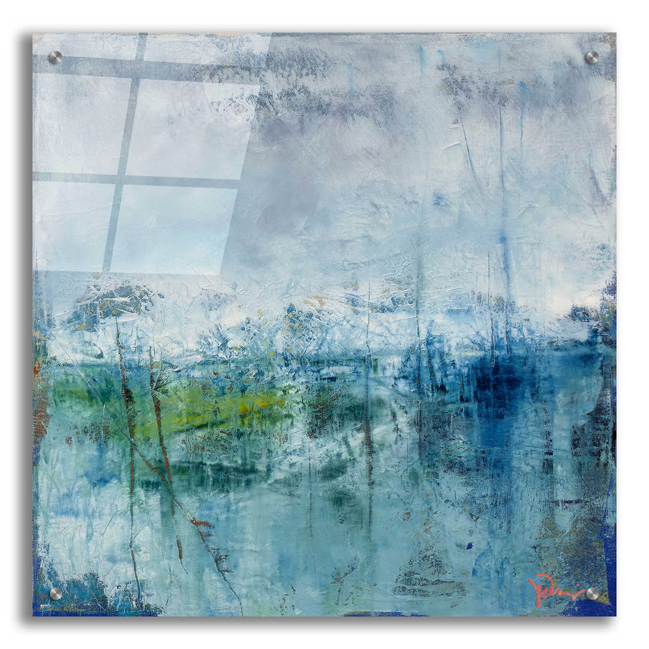 Epic Art 'Thaw' by Patrick Dennis - 24x24 Inch Acrylic Glass Wall Art Painting - Modern Home Decor for Living Room, Bedroom & Office