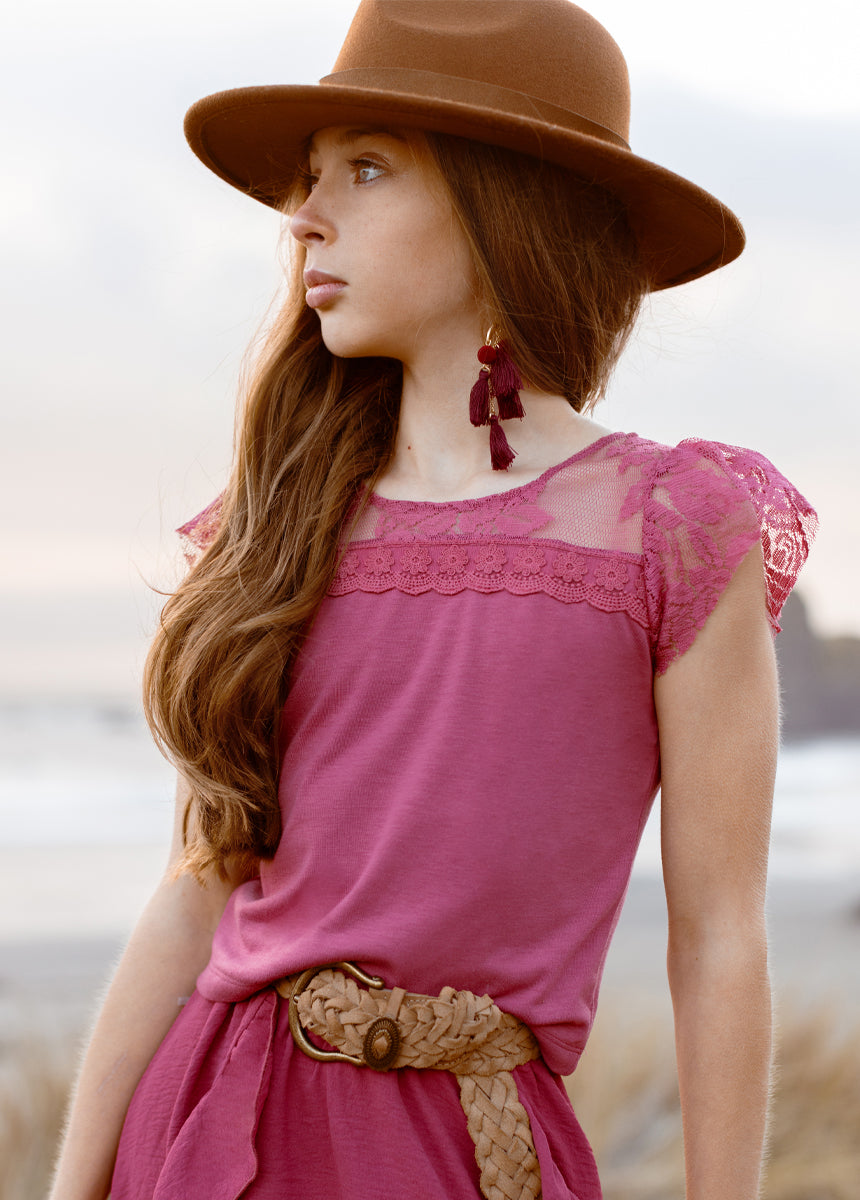 Zoella Women's Rose Print Blouse - Floral Tops for Casual Wear, Office Outfits & Date Nights