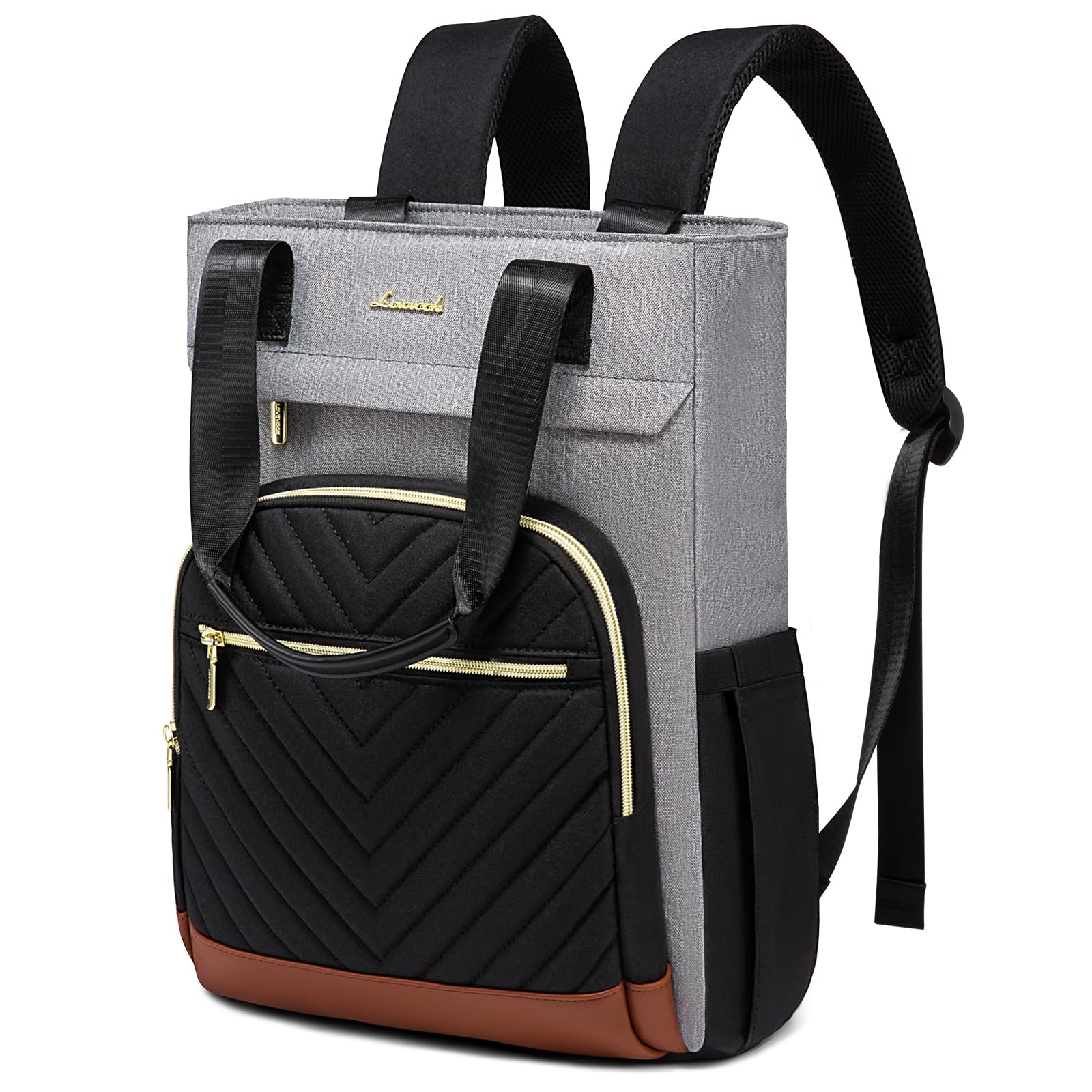 LOVEVOOK 17 Inch Laptop Backpack for Women - Waterproof Work Bag with USB Charging Port, Convertible Business Tote for Teachers, Nurses & Professionals | Perfect for Office, Travel & School Use