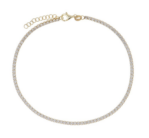 Dazzle Anklet for Women - Elegant Beaded Ankle Bracelet with Adjustable Chain - Perfect for Beach, Summer, Boho Style & Everyday Wear