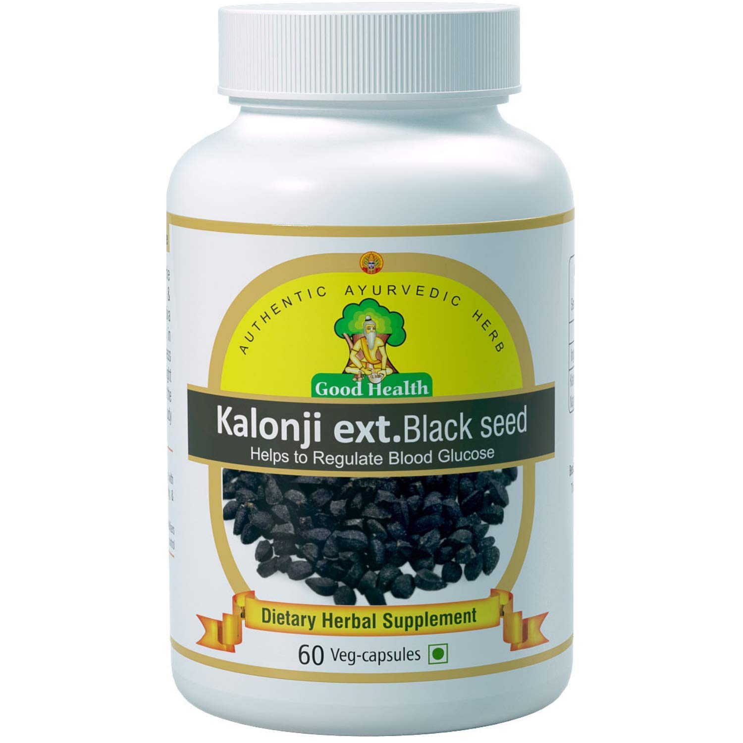 Kalonji Black Seed Extract 500mg - 60 Vegan Capsules | Nigella Sativa Herbal Supplement for Immunity & Digestion | Pack of 3 | Perfect for Daily Wellness & Ayurvedic Routines