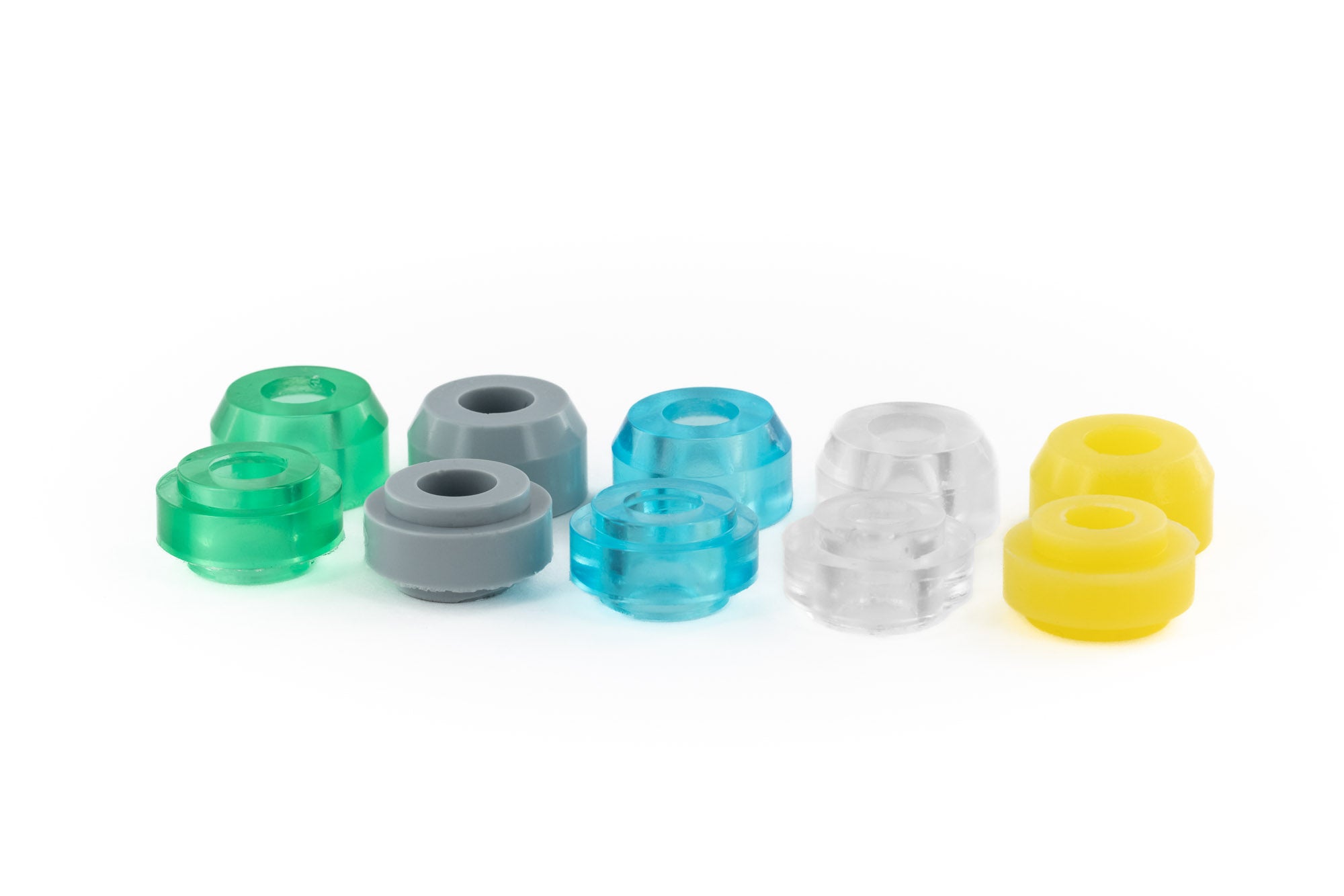 Roll Line Suspension Cushions 4pk for Evo & Matrix Skate Plates - Premium Shock Absorption for Roller Skates, Inline Skates & Derby Skates (Perfect for Outdoor Skating, Rink Use & Roller Derby)