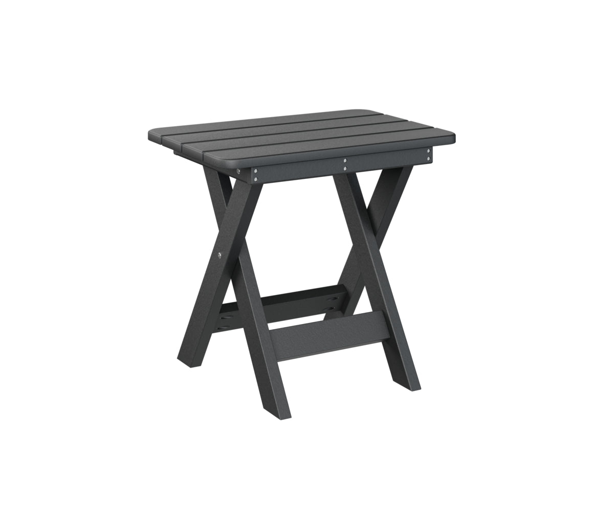 Berlin Gardens Folding End Table - Portable Side Table for Patio, Deck, Camping & Outdoor Use - Lightweight & Space-Saving Design - Perfect for Small Spaces, BBQs & Travel