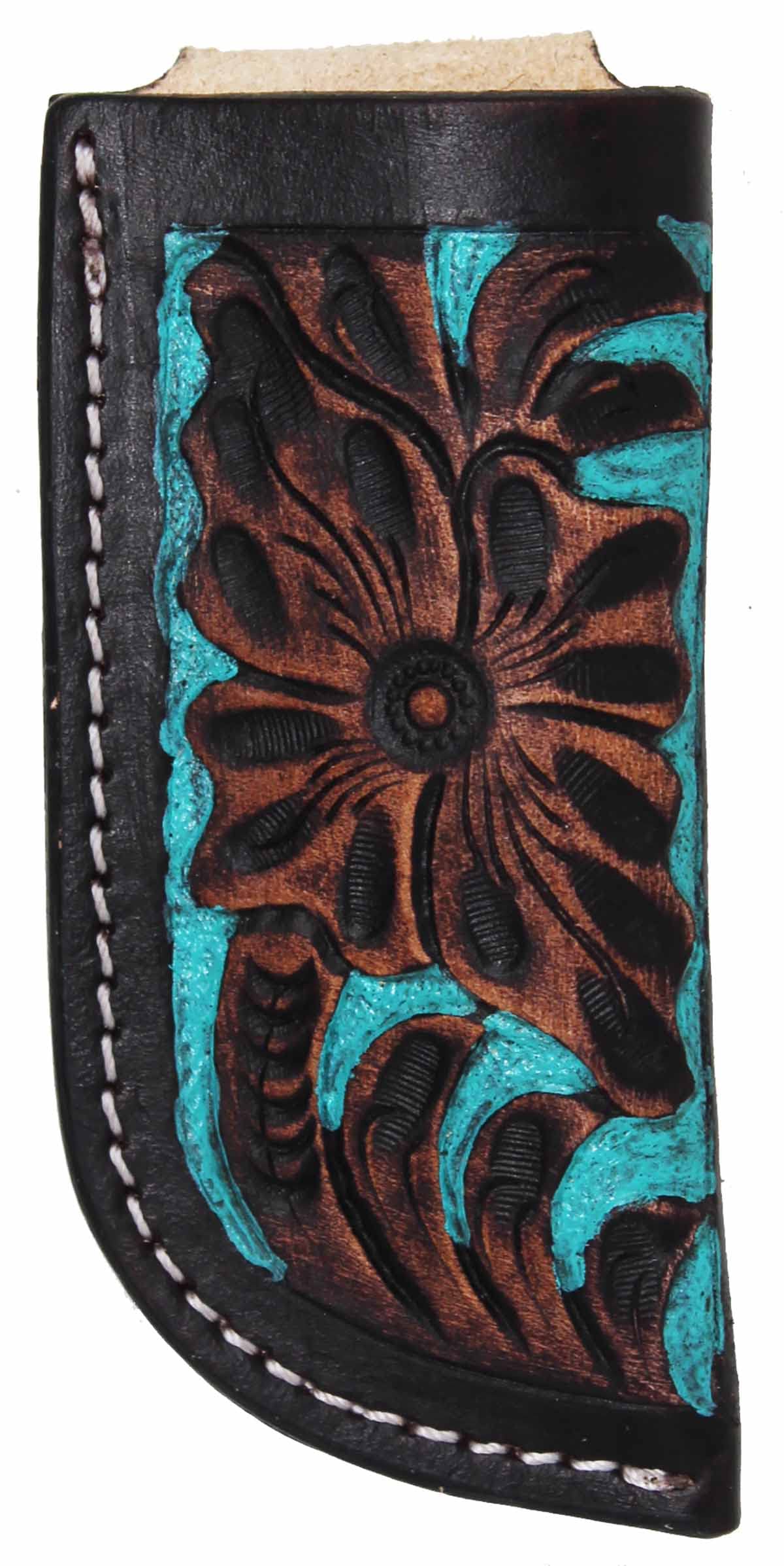 CHALLENGER Western Leather Knife Sheath - 4