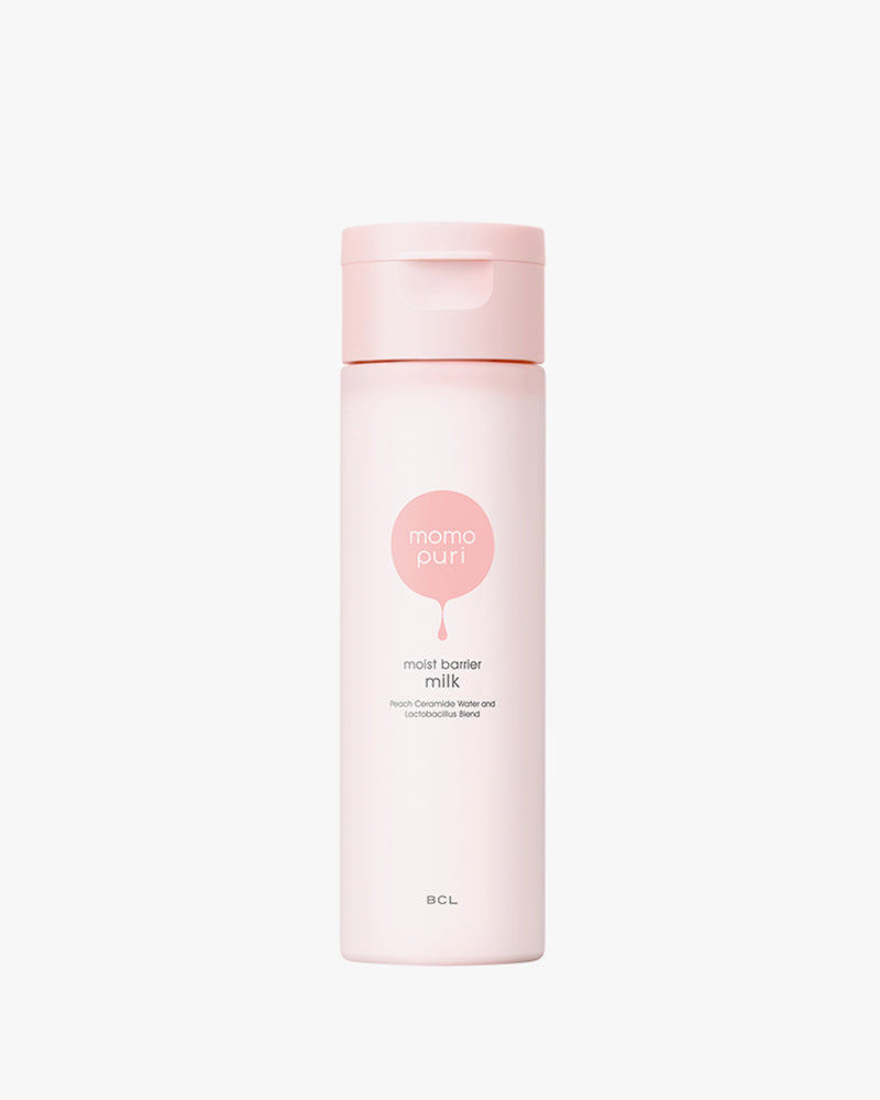 BCL Momopuri Moist Barrier Milk - Hydrating Facial Moisturizer for Dry & Sensitive Skin | Perfect for Daily Skincare Routine & Nighttime Hydration