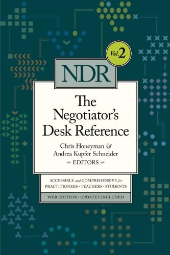The Negotiator's Desk Reference - Essential Guide for Business Professionals | Perfect for Contract Negotiations, Sales Deals & Conflict Resolution