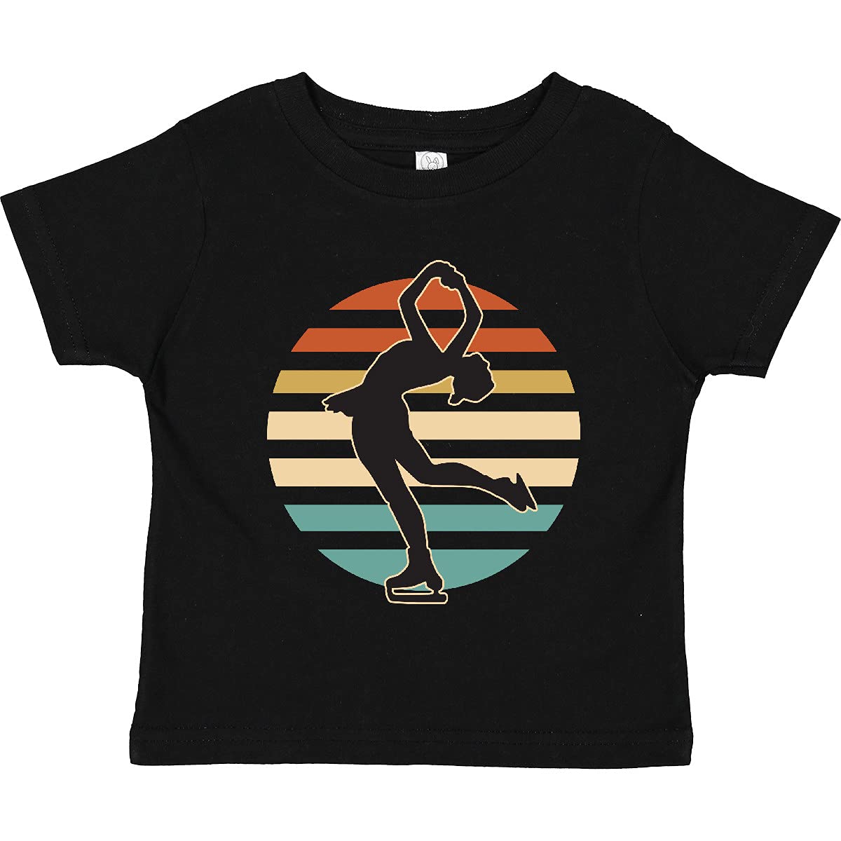 Inktastic Ice Skating & Ice Dancing Toddler T-Shirt - Cute Graphic Tee for Kids Winter Sports & Dance Activities
