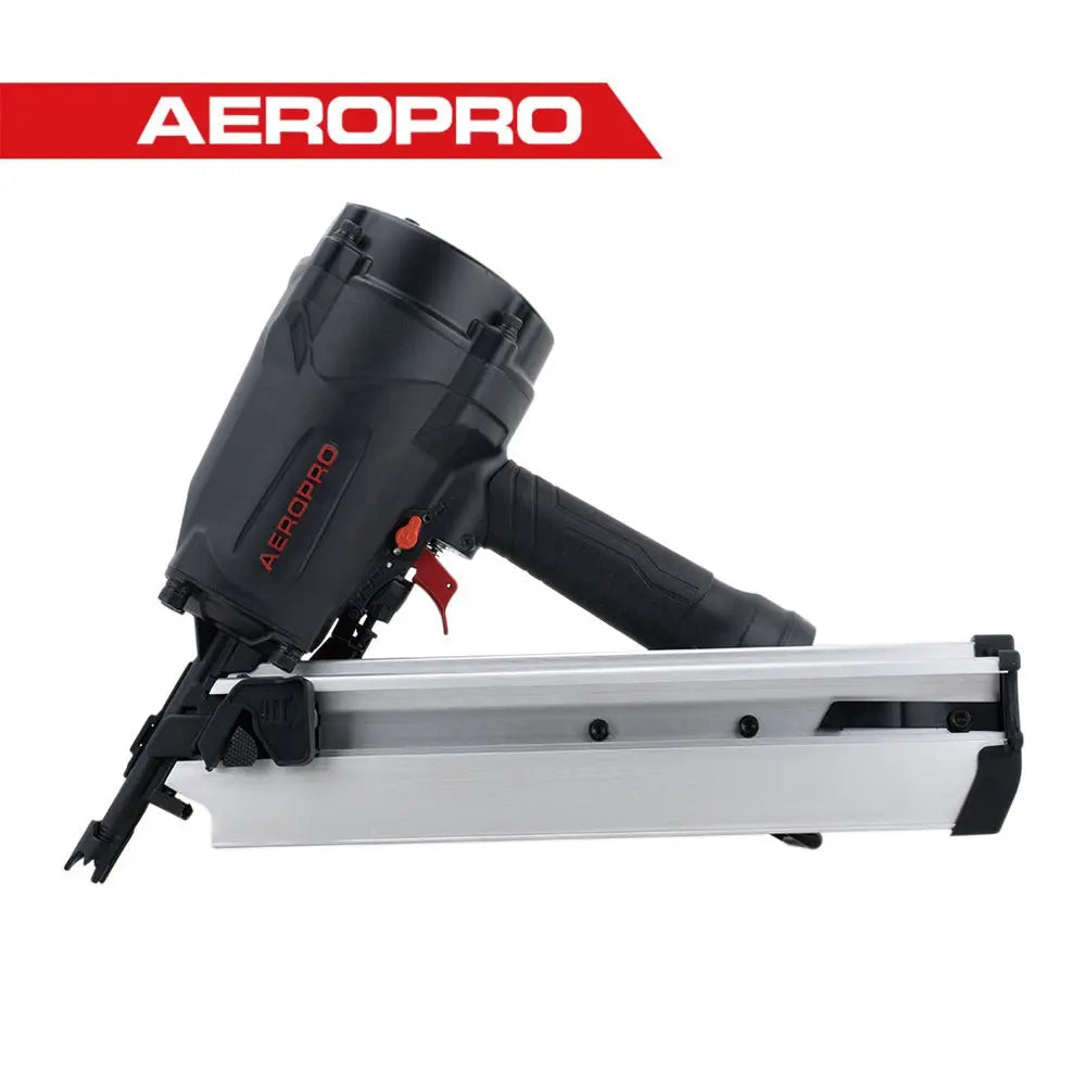 AEROPRO ACHF9034 3-1/4 Inch Strip Nailer - Pneumatic Brad Nail Gun for Woodworking, Trim, and Carpentry Projects - Perfect for DIY Home Improvement and Professional Construction Use