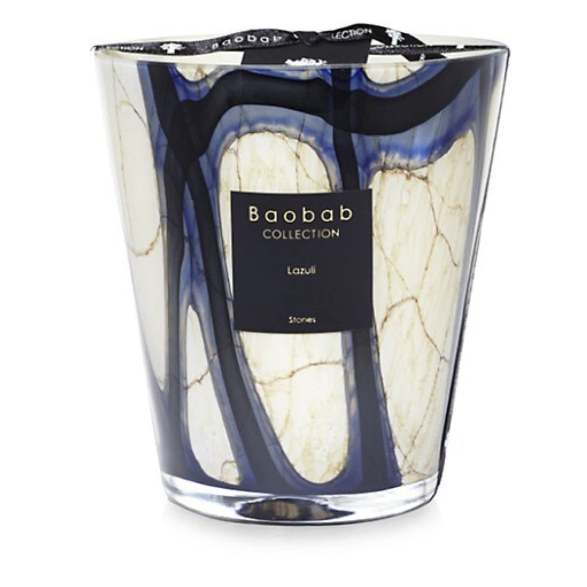 Baobab Collection - Lapis Lazuli Scented Candle | Luxury Home Fragrance for Relaxation & Meditation | Perfect for Bedroom, Bathroom & Living Room Decor