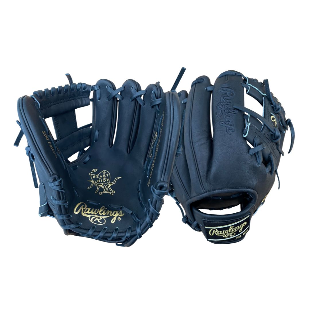 Rawlings 360 Exclusive Series Heart of the Hide All Black Baseball Glove 11.75