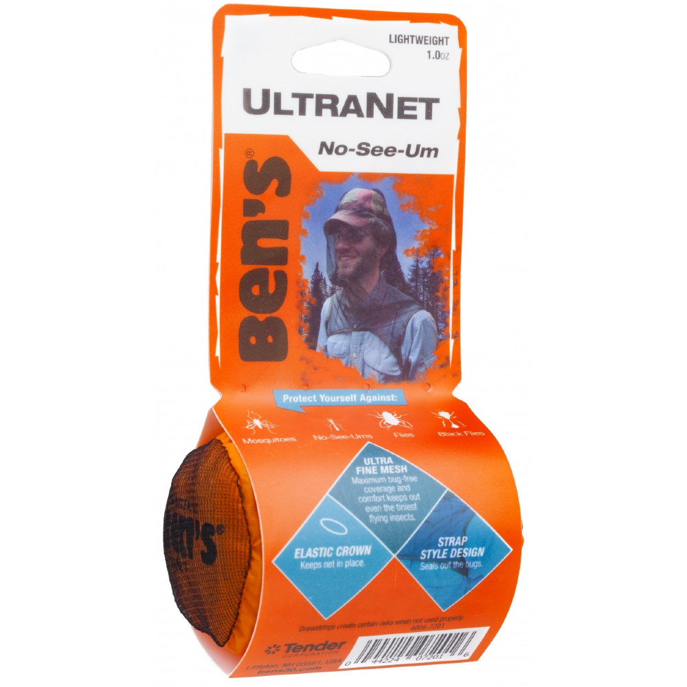 Ben's Ultranet Head Net - Lightweight Mosquito & Bug Protection for Outdoor Activities - Perfect for Hiking, Camping, and Fishing